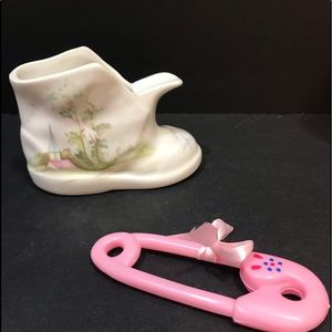 Petite bottine en porcelaine LIMOGES
